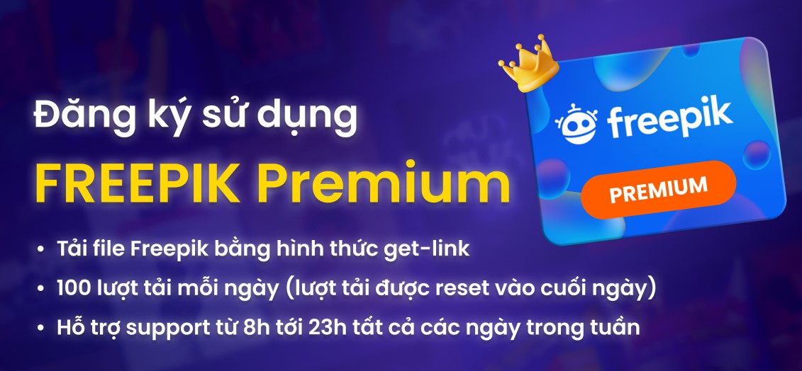 Gói Freepik Premium - getlink chủ động (số lượng có hạn)